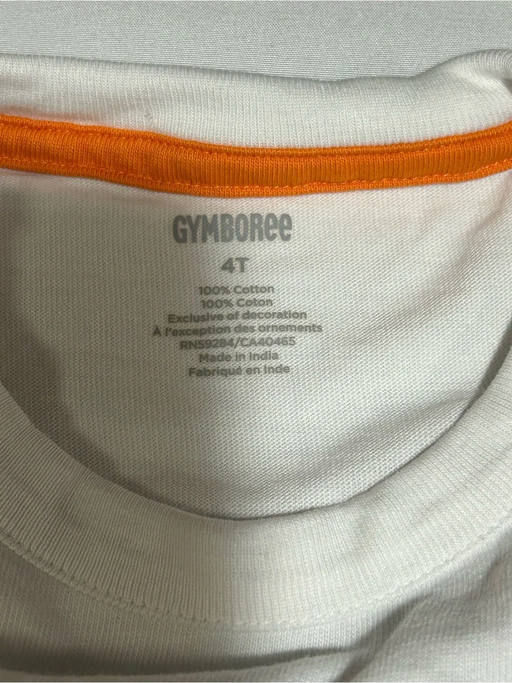 Gymboree Boys 4T White Shark Fish Short Sleeve T-shirt Pocket Classic Beach